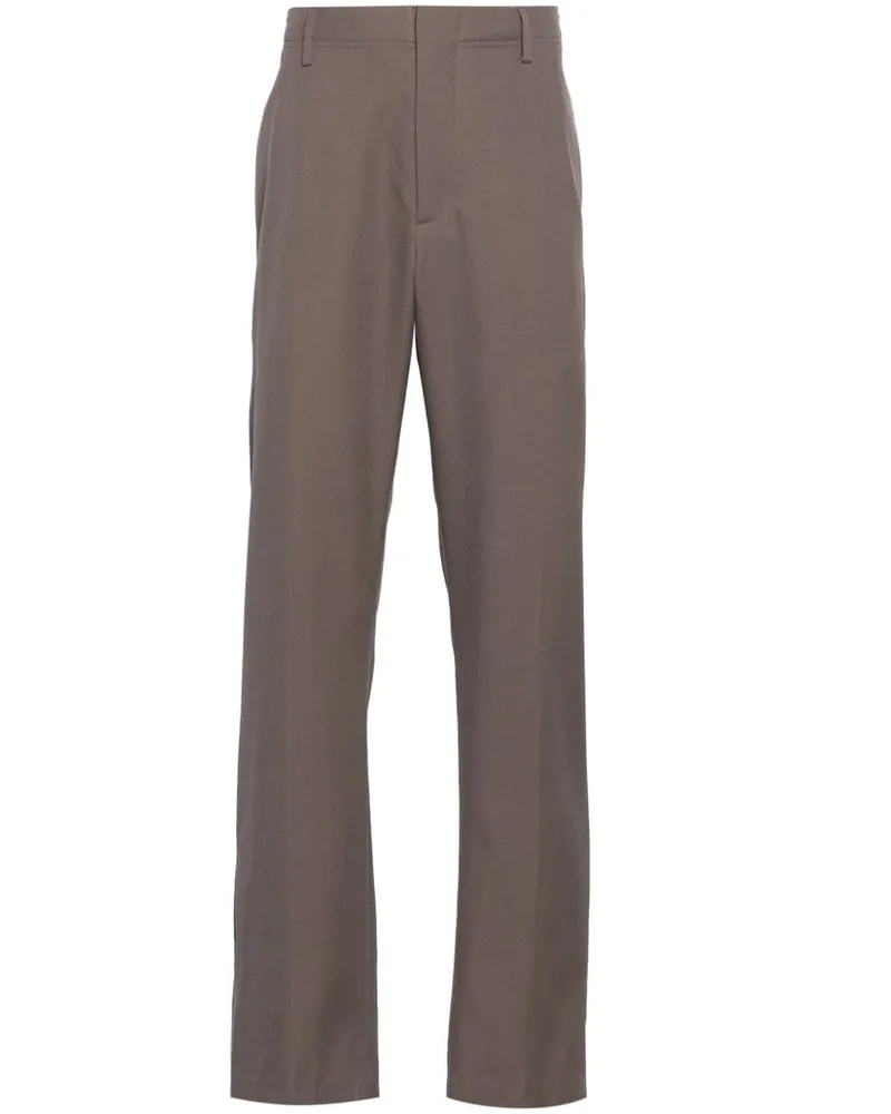 Nanushka Hose aus Wolle - Grau Grau
