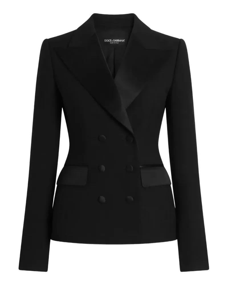 Dolce & Gabbana Doppelreihiger Blazer - Schwarz Schwarz