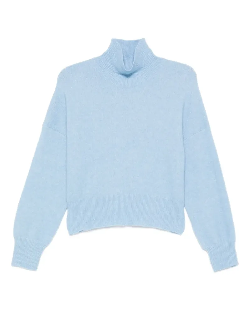 Samsøe & Samsøe Pullover mit Stehkragen - Blau Blau