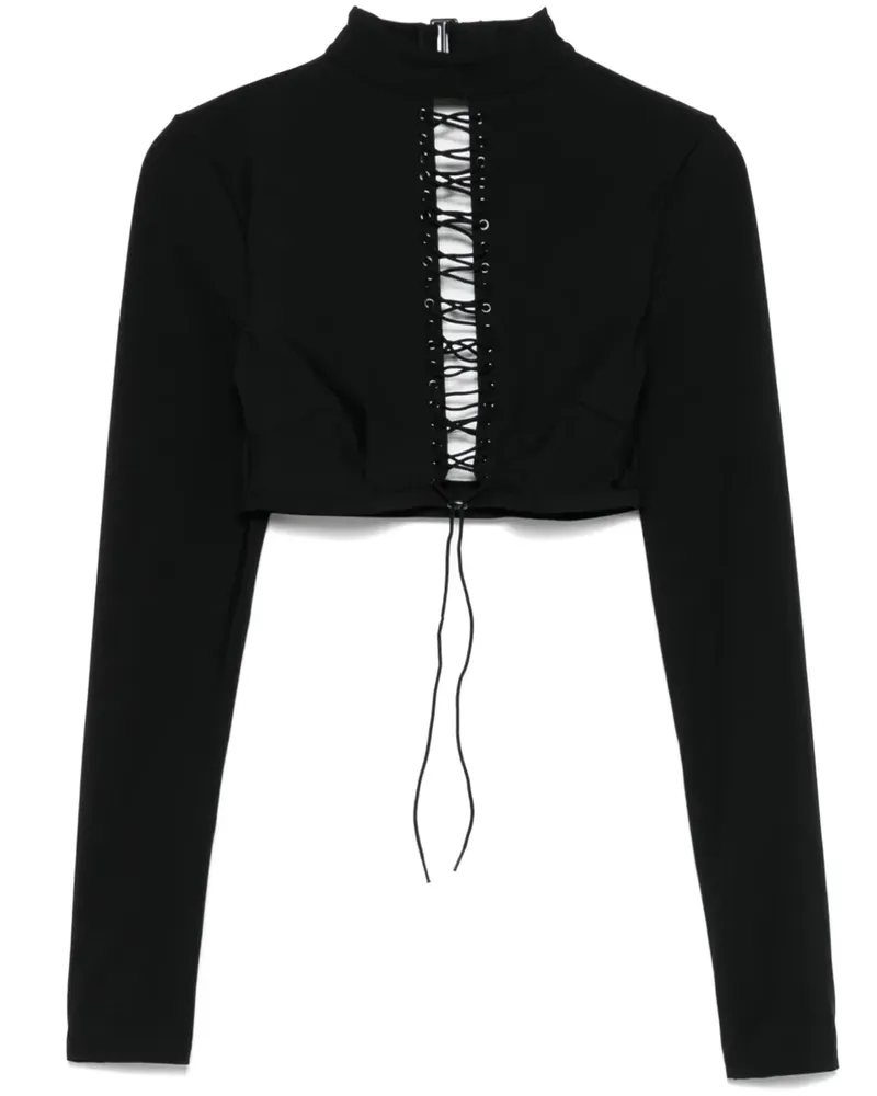 Maison Close Rückenfreies Top - Schwarz Schwarz