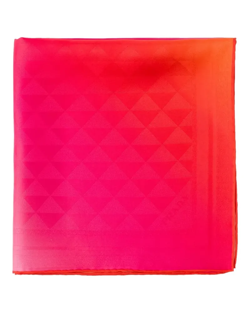 Prada Seidenschal mit Print - Rosa Rosa