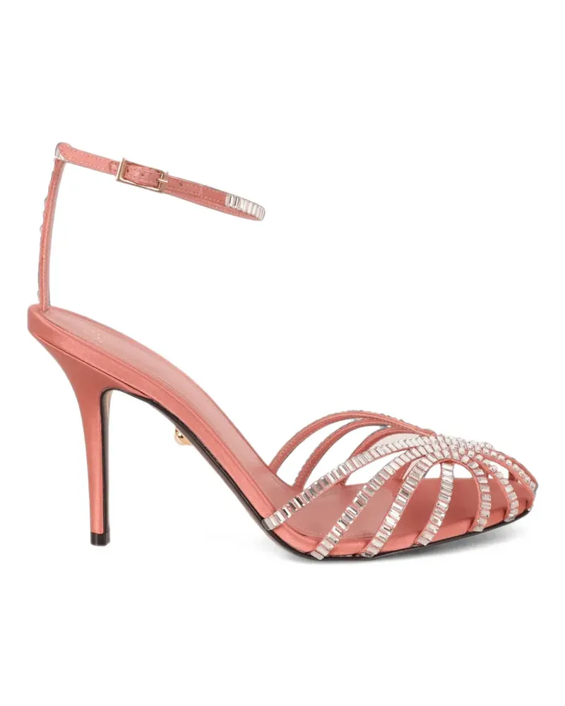 Alevì Penelope Xtal Cage-Sandalen mit Kristallen - Rosa Rosa