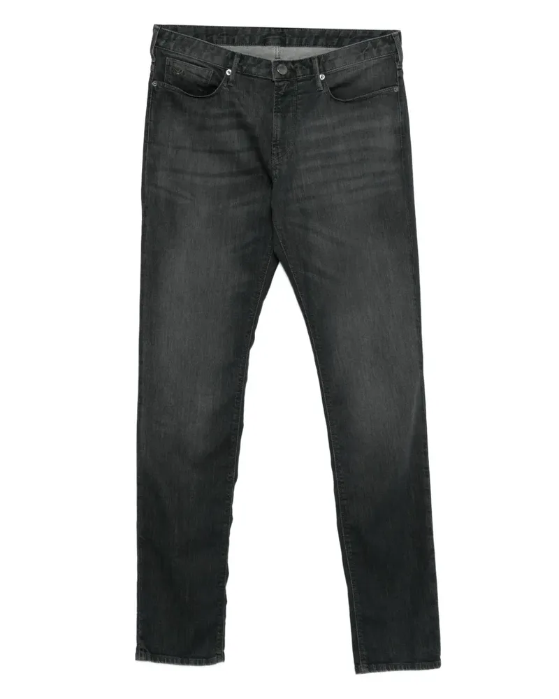 Emporio Armani Hose im Five-Pocket-Design - Schwarz Schwarz
