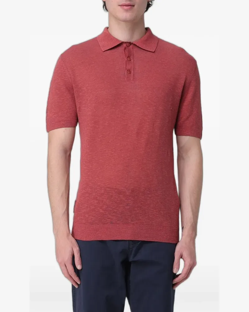 Blauer short-sleeve polo shirt - Rot Rot