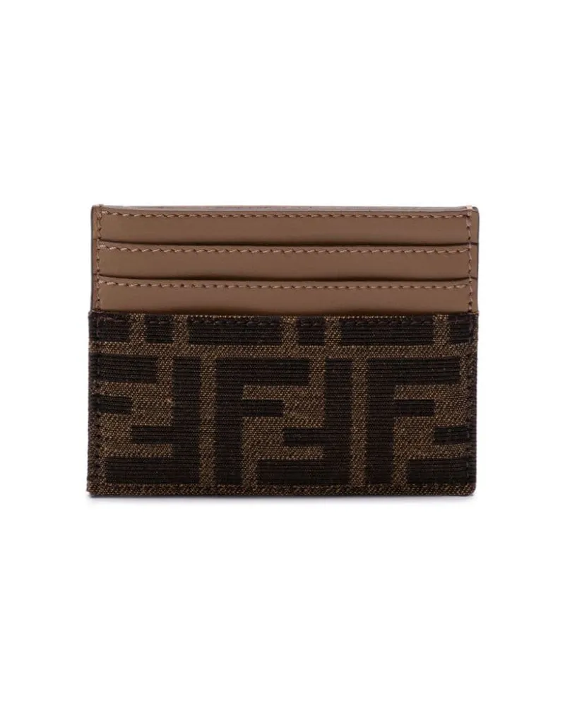 Fendi Kartenetui mit FF - Braun Braun