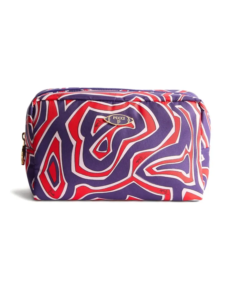 Emilio Pucci labirinto-print beauty case - Violett Violett