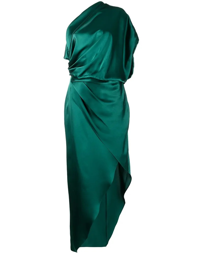 mason by michelle mason Drapiertes Seidenkleid - Grün Grün