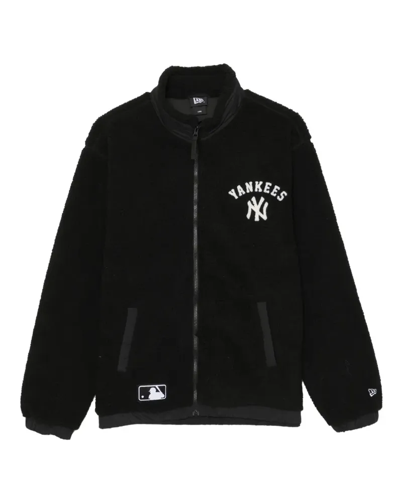 New Era Yankees Fleecejacke mit Logo - Schwarz Schwarz