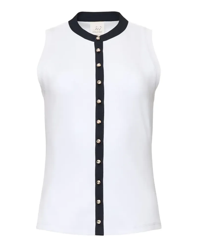 Cinq à Sept Beverly buttoned shirt - Weiß Weiß
