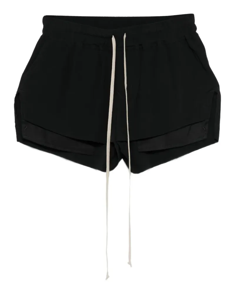 Rick Owens Fog Shorts mit Kordelzug - Schwarz Schwarz
