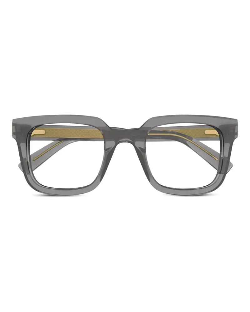 Dunhill Brille mit eckigem Gestell - Grau Grau