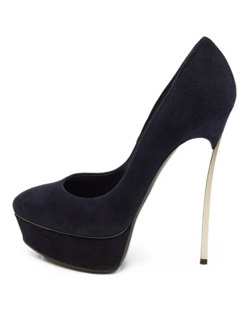 Casadei Blade platform pumps - Blau Blau