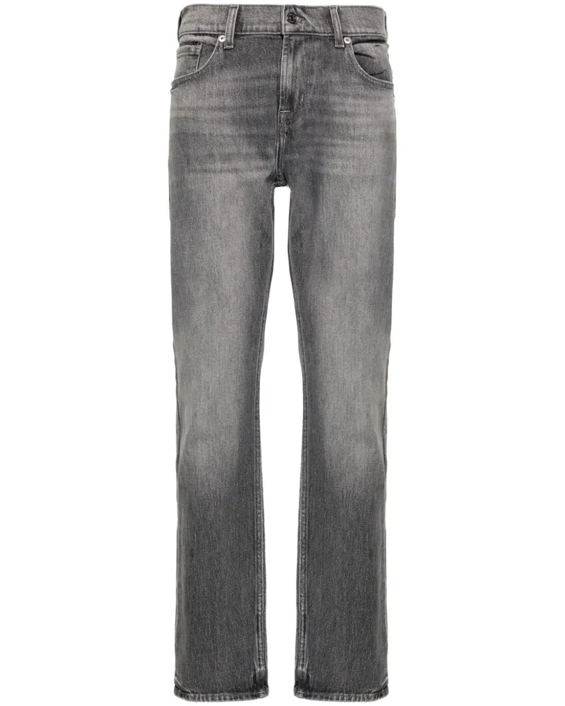 7 for all mankind Slimmy Straight-Leg-Jeans Grau