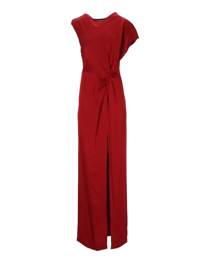 Federica Tosi twist-detail front-slit maxi dress - Rot Rot