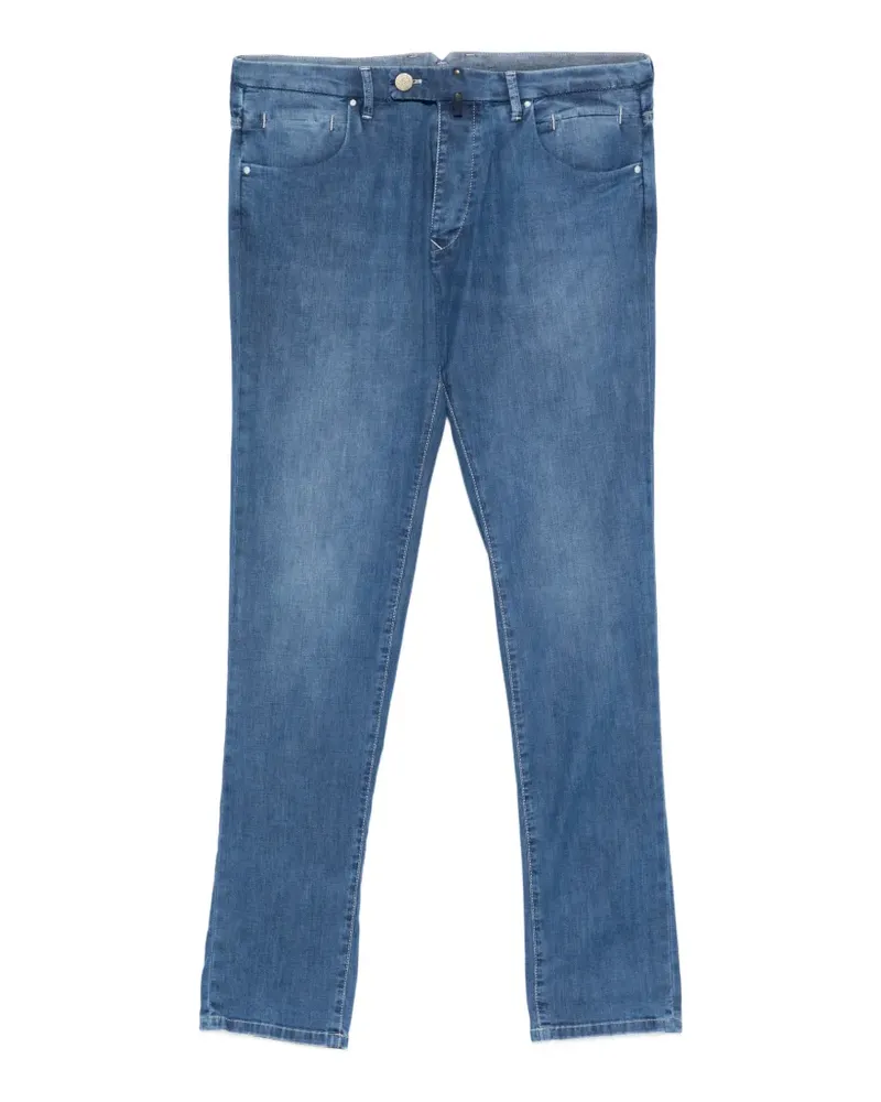 Incotex faded slim-fit jeans - Blau Blau