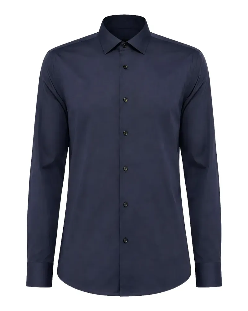 XACUS long-sleeve button-up shirt - Blau Blau