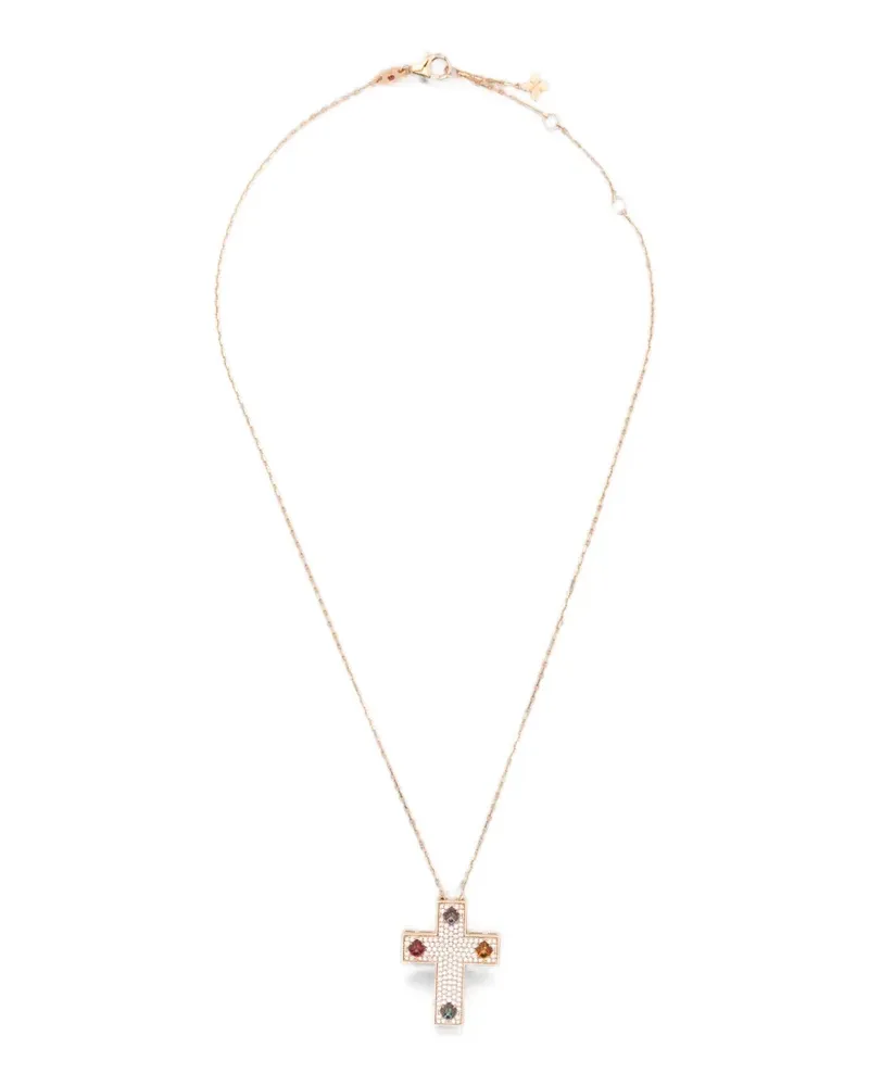 Roberto Coin Halskette mit Diamant und Schmucksteinen - Gold Gold