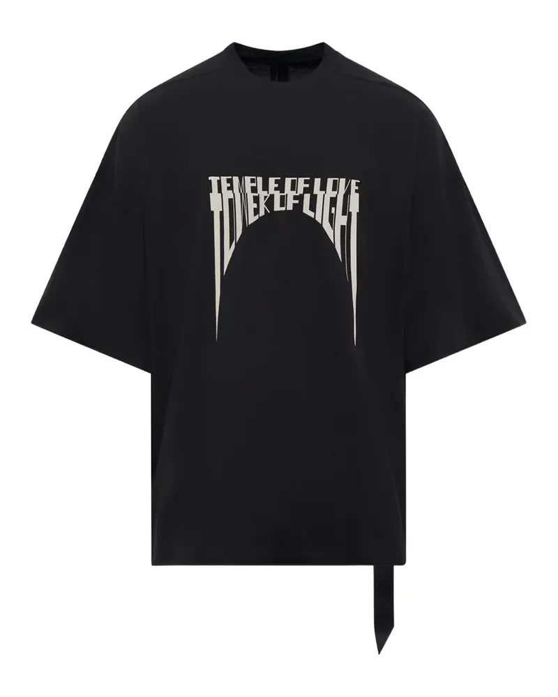DRKSHDW by Rick Owens Tommy graphic-print T-shirt - Schwarz Schwarz