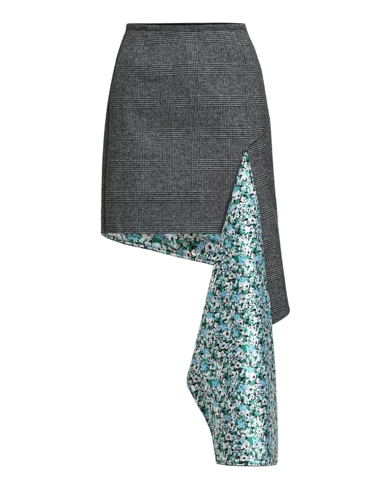 Essentiel Kuniko Minirock mit Blumeneinsatz - Grau Grau