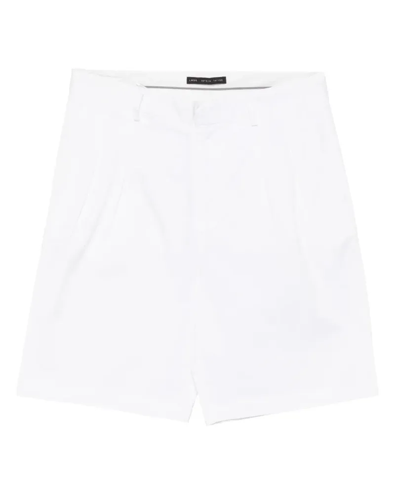 Low Brand Shorts mit Falten - Weiß Weiß