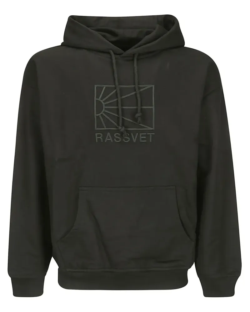 PACCBET RASSVET Hoodie aus Baumwolle - Schwarz Schwarz