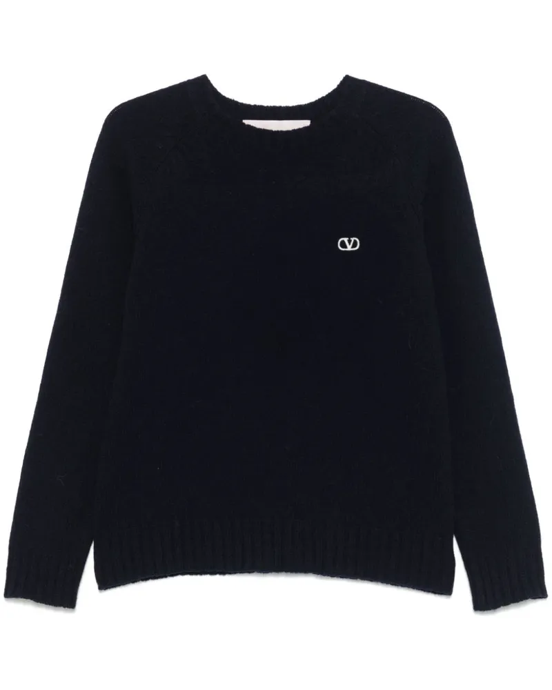 Valentino Garavani Pullover mit VLogo Signature-Stickerei - Blau Blau