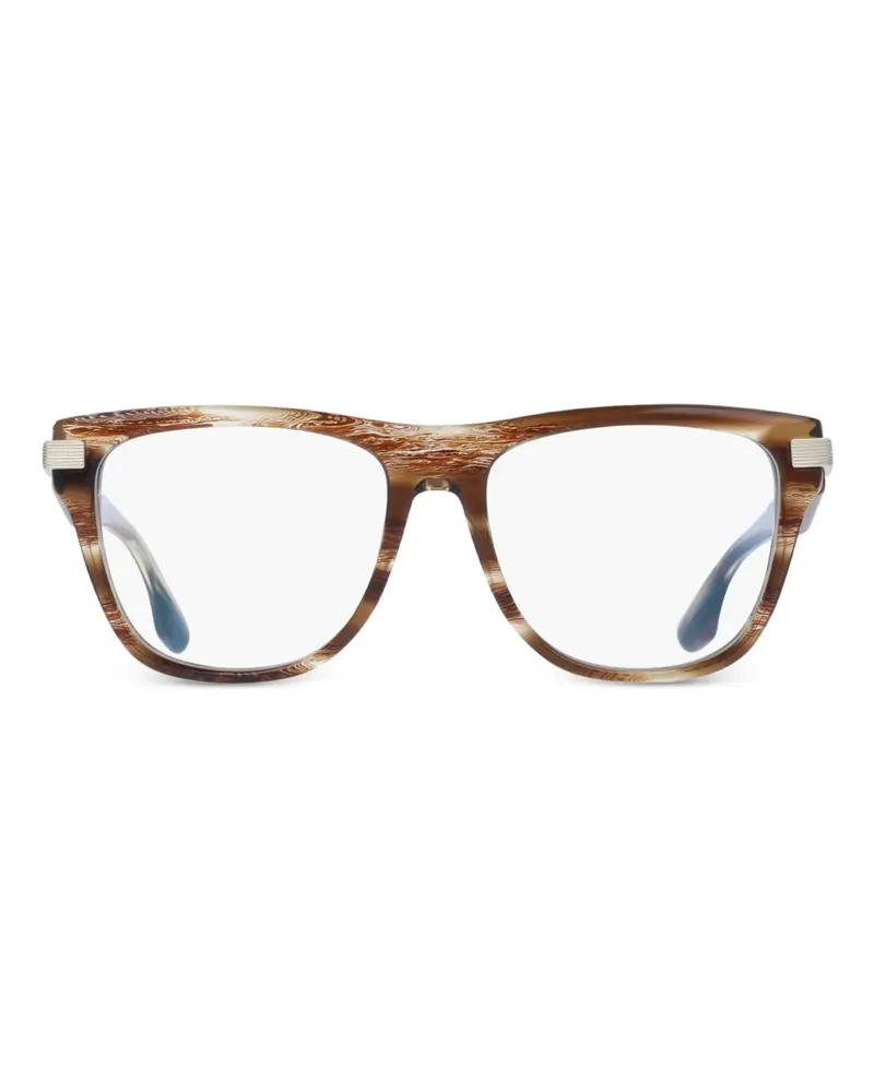 Victoria Beckham Brille mit eckigem Gestell - Braun Braun