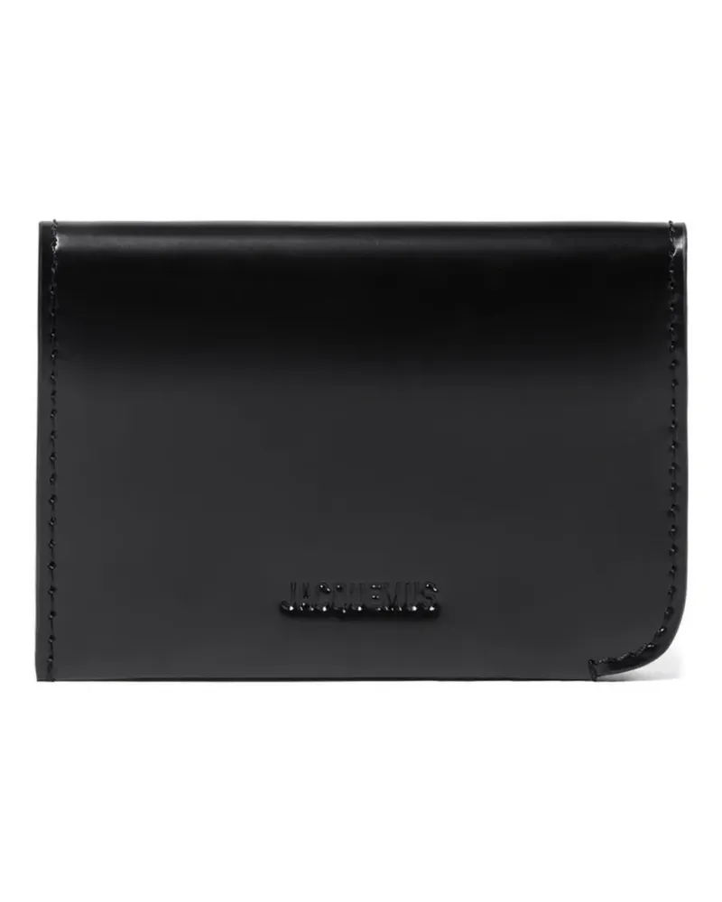 Jacquemus Kartenetui mit Logo-Prägung - Schwarz Schwarz