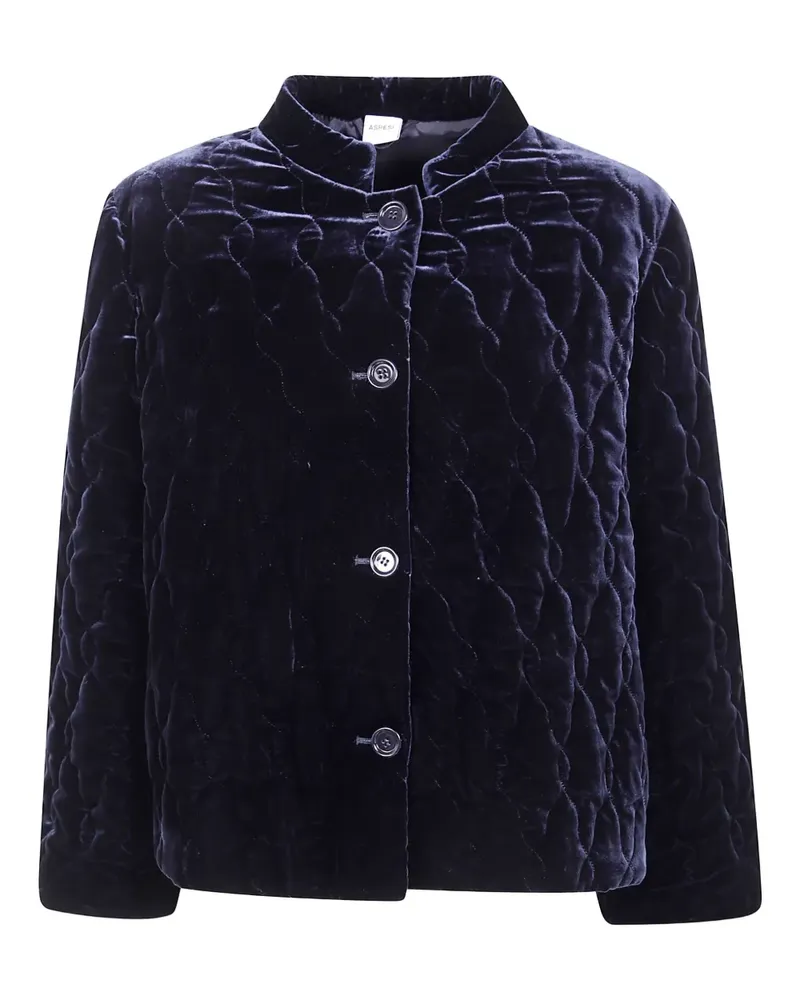 ASPESI Gesteppte Jacke mit Knöpfen - Blau Blau