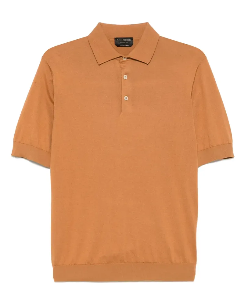 Dell'oglio Klassisches Poloshirt - Braun Braun