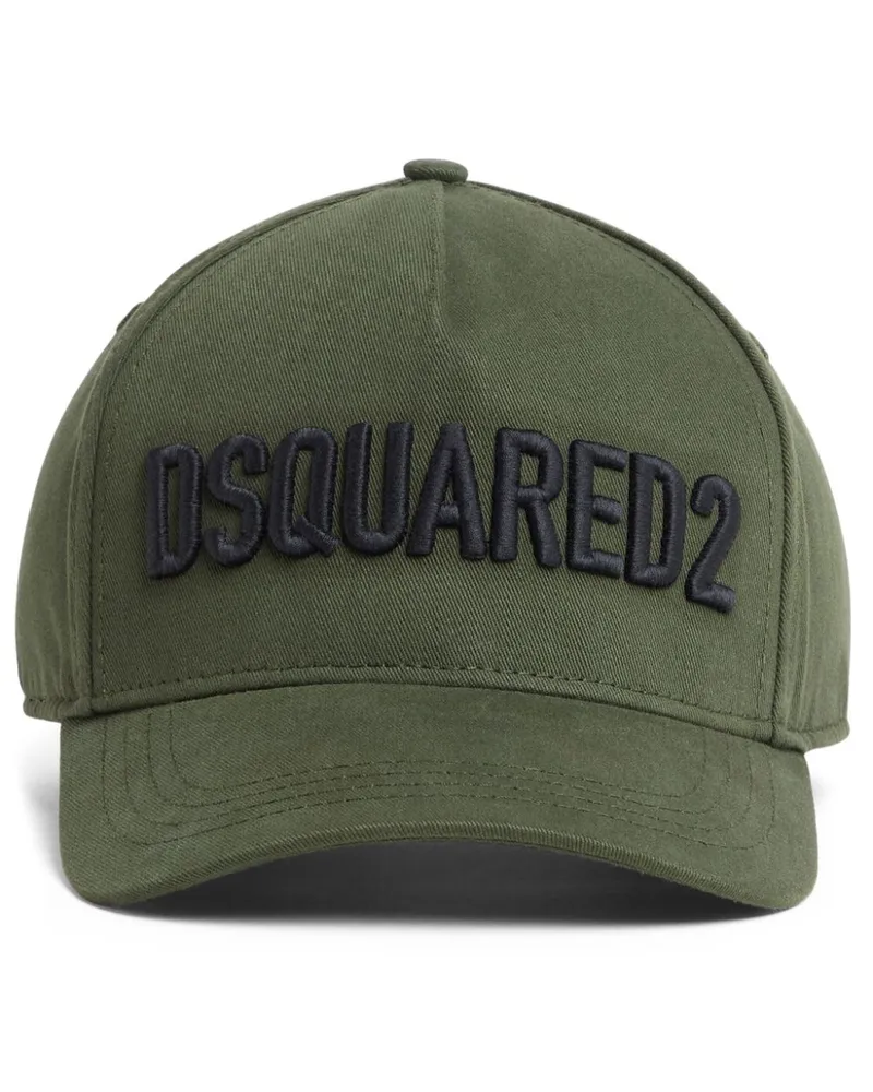 Dsquared2 Baseballkappe mit Logo-Stickerei - Grün Grün