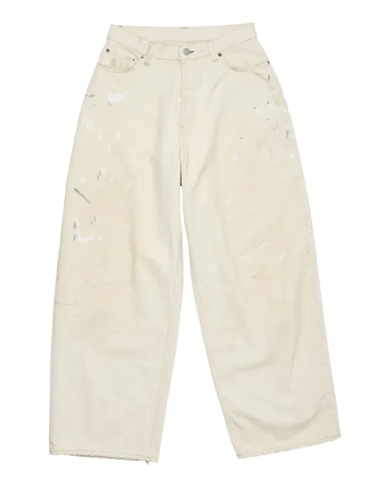 Acne Studios 2023 Jeans mit lockerem Schnitt - Weiß Weiß