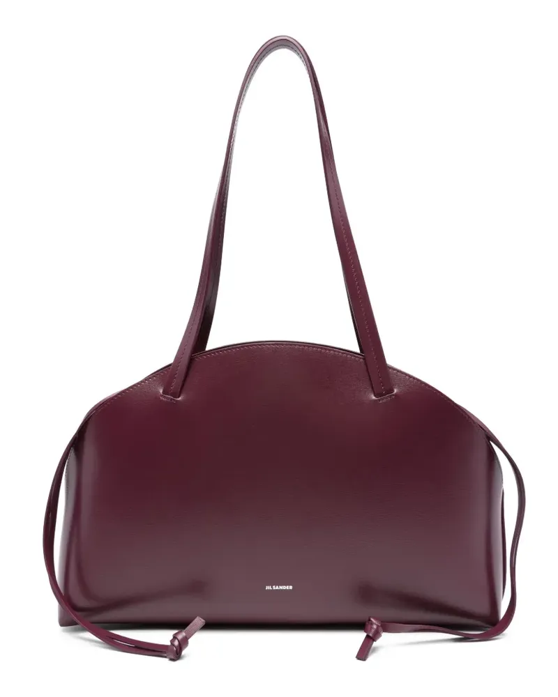Jil Sander Mittelgroße Curve Schultertasche - Rot Rot