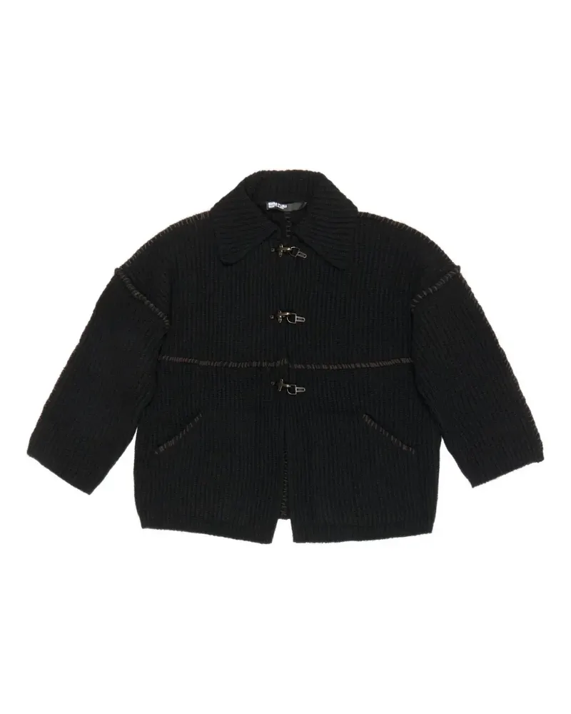BIMBA Y LOLA Toggle Stitch Jacke - Schwarz Schwarz
