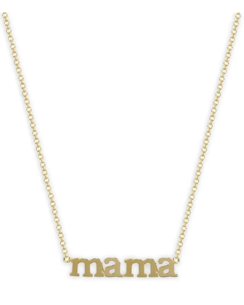Jennifer Meyer 18k yellow gold Mama necklace Gold