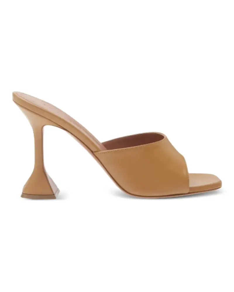 Amina Muaddi Lupita fluted-heel mules - Braun Braun