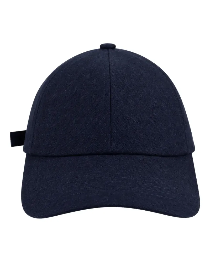 Fay Baseballkappe mit Logo-Patch - Blau Blau
