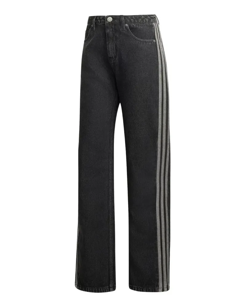 adidas Firebird Jeans mit Seitenstreifen - Schwarz Schwarz