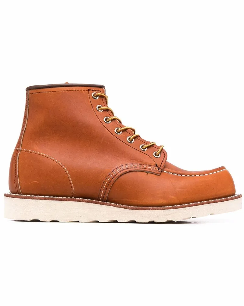 Red Wing Shoes Klassische Schnürstiefel Braun