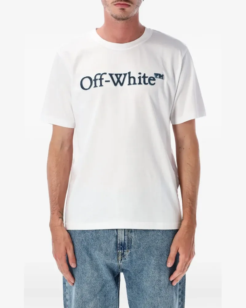 OFF-WHITE T-Shirt mit Logo-Print - Weiß Weiß