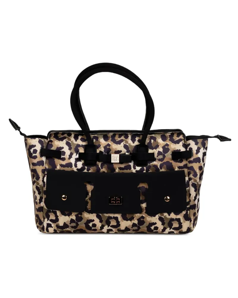 Save my Bag Clara Tote Bag mit Leopardenprint - Nude Nude