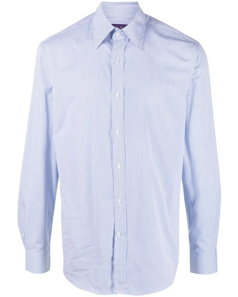 Ralph Lauren Gestreiftes Hemd Blau
