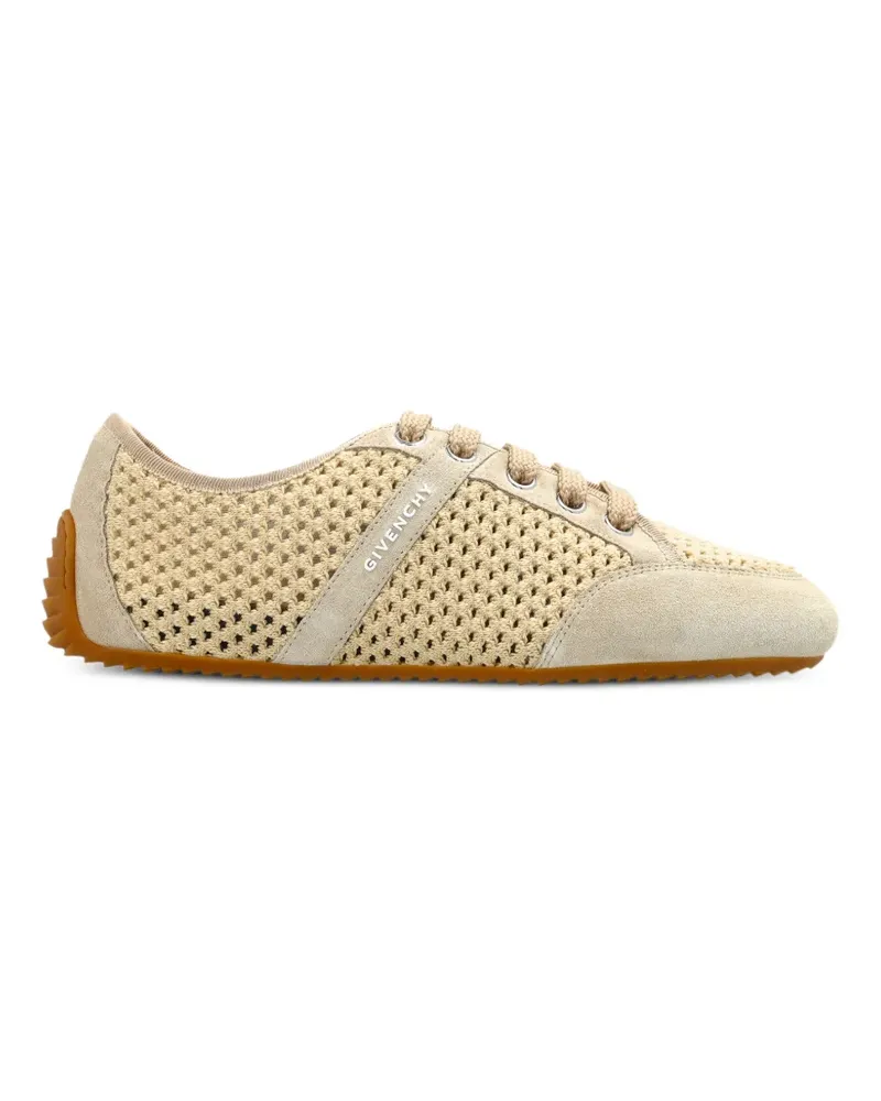 Givenchy perforated lace-up sneakers - Nude Nude