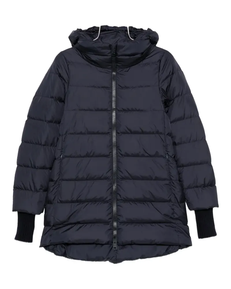 Herno quilted hooded coat - Blau Blau