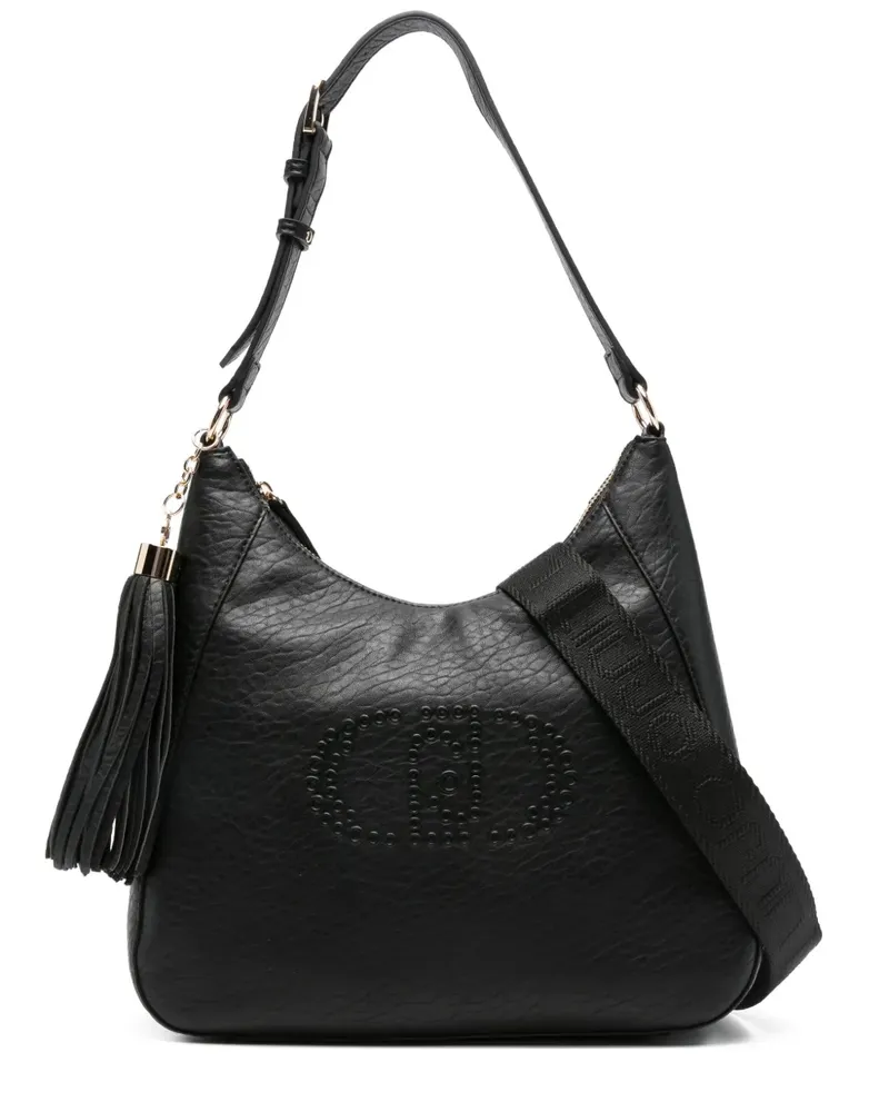 Liu Jo Shopper mit Logo - Schwarz Schwarz