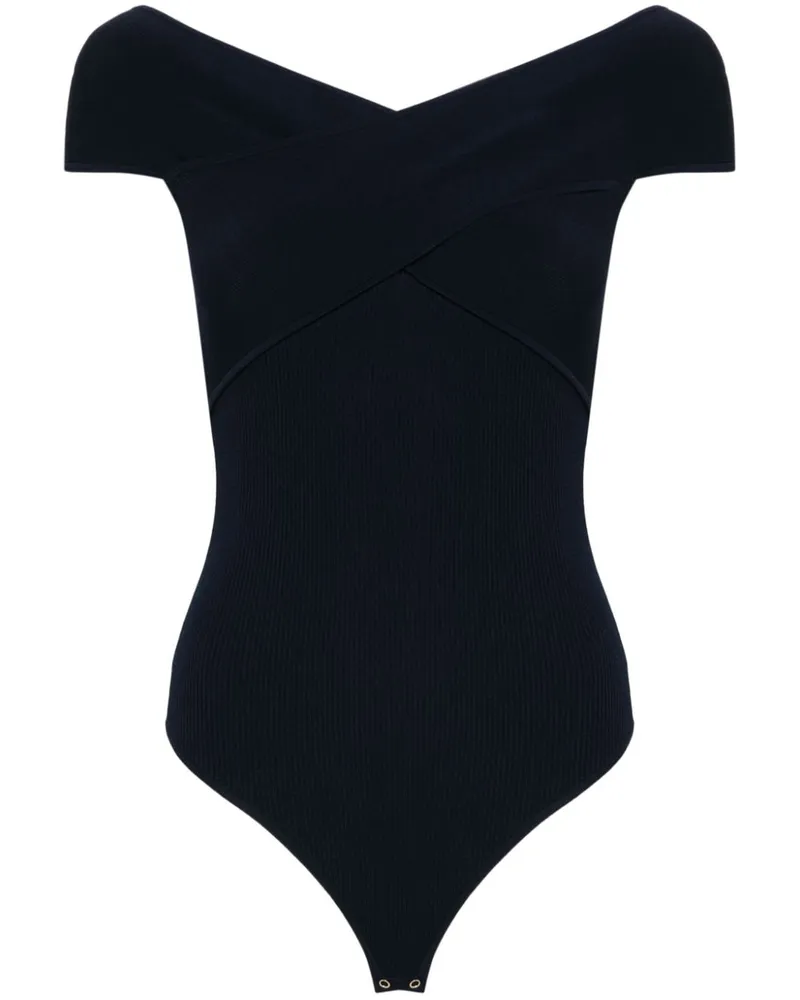 Michael Kors Schulterfreier Body - Blau Blau