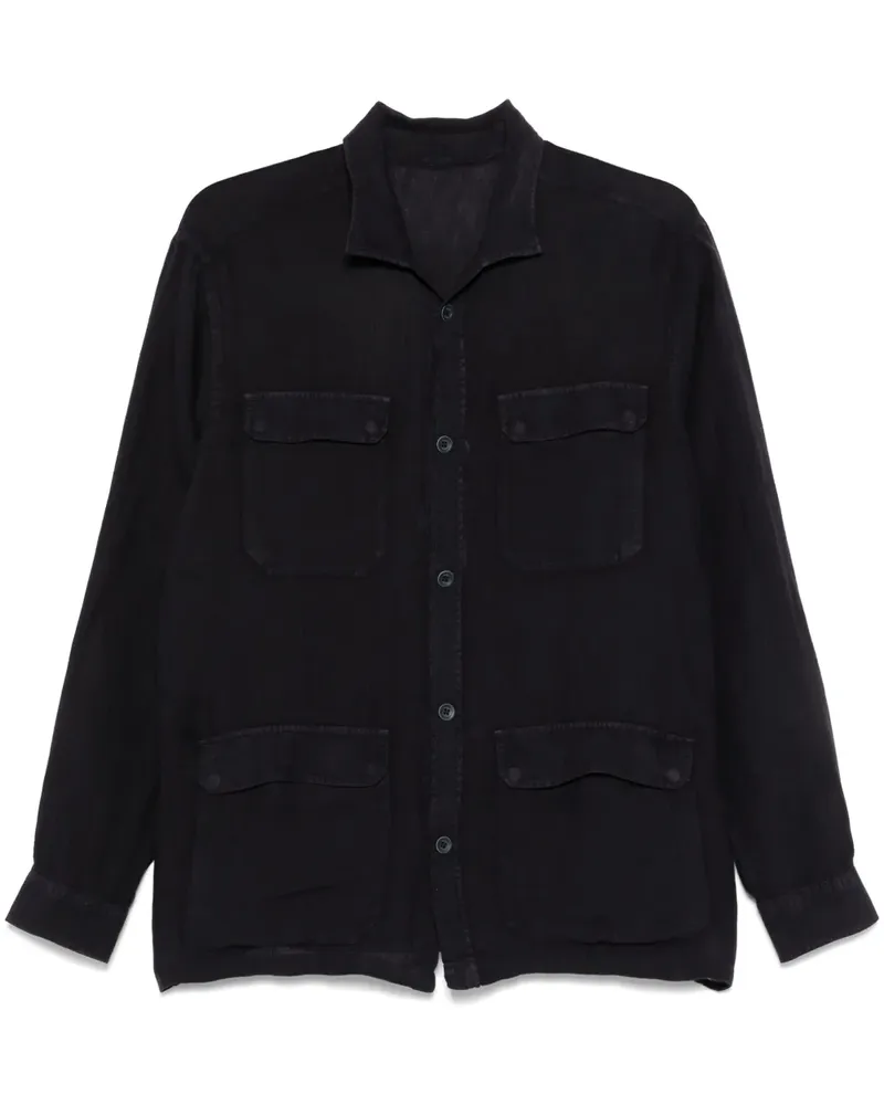 Herno Jacke aus Leinen - Blau Blau