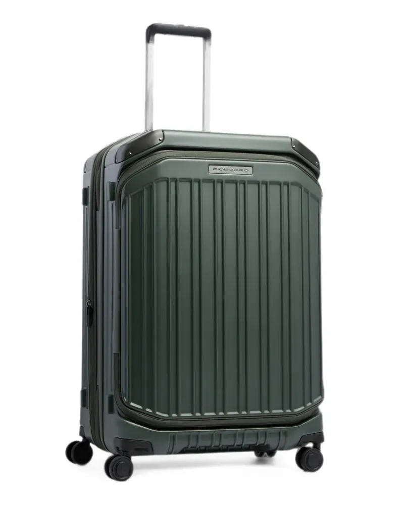 Piquadro medium expandable hardside suitcase - Grün Grün