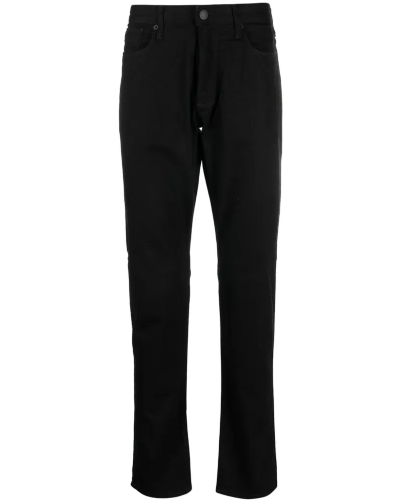 Emporio Armani J06 Straight-Leg-Jeans - Schwarz Schwarz