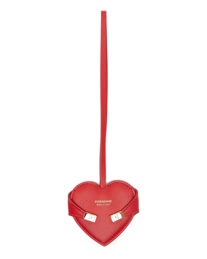 Ferragamo Anhänger mit Herzmotiv - Rot Rot